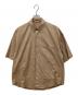 AURALEE（オーラリー）の古着「Washed FINX TWILL BIG Half sleeved シャツ　半袖シャツ」｜ベージュ
