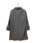UNITED ARROWS (ユナイテッドアローズ) モッサ ハウンドトゥース バルマカーンコート　ロングコート グレー サイズ:Ｌ：13000円