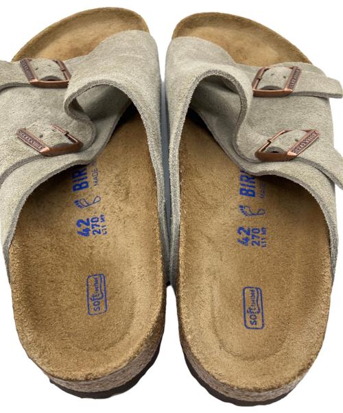 BIRKENSTOCK（ビルケンシュトック）BIRKENSTOCK (ビルケンシュトック) Zurich BS（チューリッヒ・ビーエス） グレー サイズ:42の古着・服飾アイテム