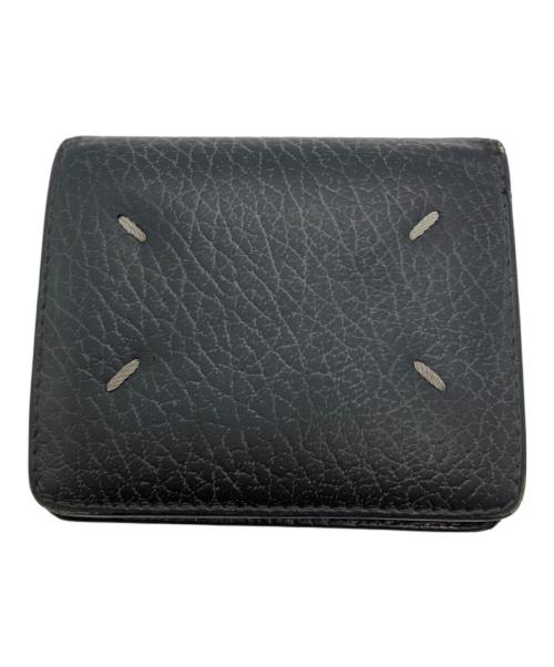 Maison Margiela（メゾンマルジェラ）Maison Margiela (メゾンマルジェラ) 4ステッチ バイフォールドウォレット/2つ折り財布 ブラックの古着・服飾アイテム