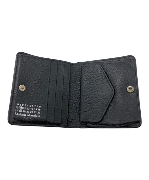 Maison Margiela（メゾンマルジェラ）Maison Margiela (メゾンマルジェラ) 4ステッチ バイフォールドウォレット/2つ折り財布 ブラックの古着・服飾アイテム
