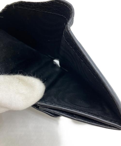 Maison Margiela（メゾンマルジェラ）Maison Margiela (メゾンマルジェラ) 4ステッチ バイフォールドウォレット/2つ折り財布 ブラックの古着・服飾アイテム