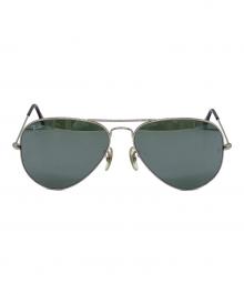 RAY-BAN（レイバン）の古着「ティアドロップサングラス」｜シルバー