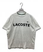 LACOSTEラコステ）の古着「ヘビーウェイトブランドネームロゴTシャツ」｜ホワイト