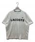 LACOSTE（ラコステ）の古着「ヘビーウェイトブランドネームロゴTシャツ」｜ホワイト
