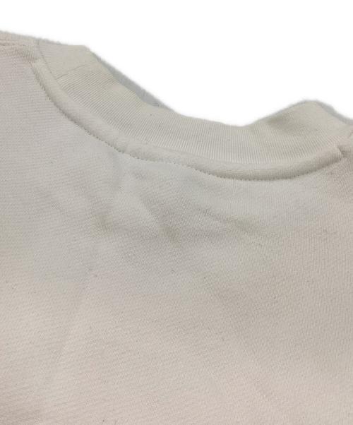 LACOSTE（ラコステ）LACOSTE (ラコステ) LCSTサークルグラフィッククルーネックスウェット ホワイト サイズ:5の古着・服飾アイテム