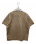 LACOSTE (ラコステ) モノグラムジャガードポロシャツ ブラウン サイズ:6：8000円