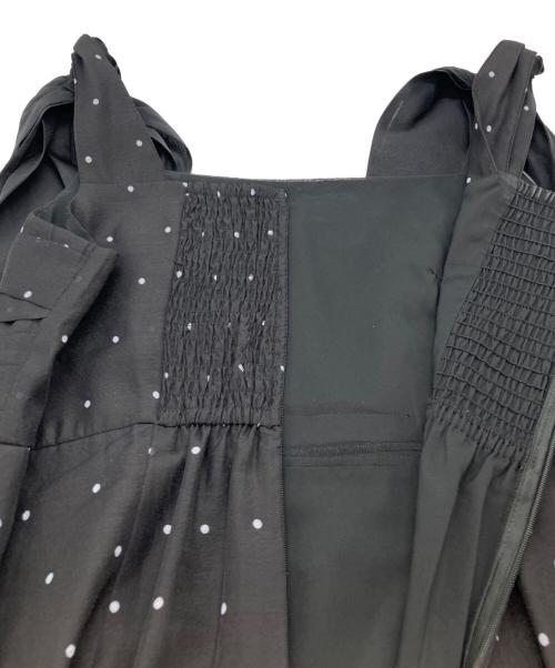 CELFORD（セルフォード）CELFORD (セルフォード) MIKA (ミカ) ショルダーリボン2wayワンピース ブラック サイズ:38の古着・服飾アイテム