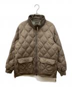 ）の古着「MILITARY LIB HI NECK DOWN JKT」｜ブラウン