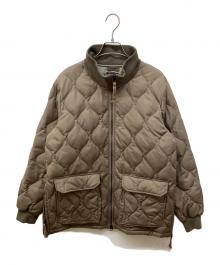 TAION（タイオン）の古着「MILITARY LIB HI NECK DOWN JKT」｜ブラウン