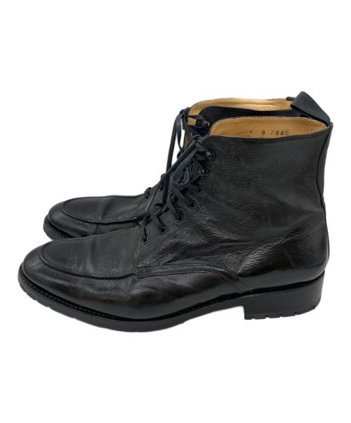 Cordwainer（コードウェイナー）Cordwainer (コードウェイナー) レースアップブーツ ブラック サイズ:8 1/2の古着・服飾アイテム