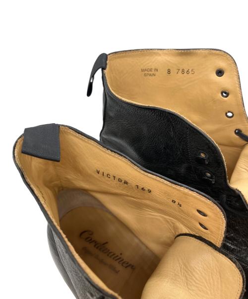 Cordwainer（コードウェイナー）Cordwainer (コードウェイナー) レースアップブーツ ブラック サイズ:8 1/2の古着・服飾アイテム
