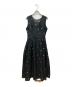 eimy istoire（エイミーイストワール）の古着「GYPSOPHILE DRESS　ジプソフィル・ドレス　ノースリーブワンピース」｜ブラック