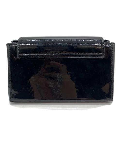 Vivienne Westwood（ヴィヴィアンウエストウッド）Vivienne Westwood (ヴィヴィアンウエストウッド) エナメルショルダーバッグ ブラックの古着・服飾アイテム