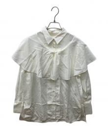 IENA（イエナ）の古着「＆NAVY ペプラムブラウス I」｜ホワイト