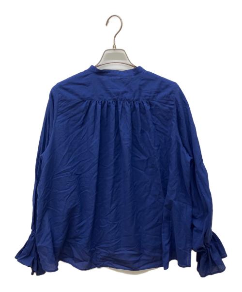 filcasane（フィルカサネ）filcasane (フィルカサネ) オーガニックコットンバンドカラーシャツ ネイビー サイズ:不明の古着・服飾アイテム