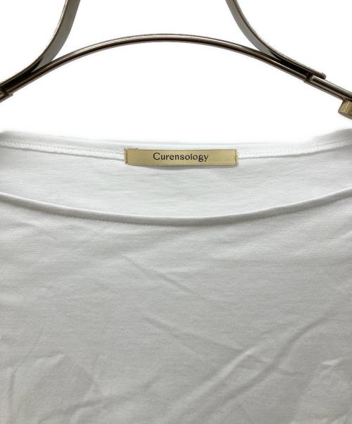 Curensology（カレンソロジー）Curensology (カレンソロジー) バックシャーリングTシャツ ホワイト サイズ:FREE 未使用品の古着・服飾アイテム