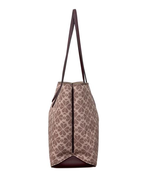Kate Spade（ケイトスペード）Kate Spade (ケイトスペード) オール デイ スペード フラワー コーテッド キャンバス ラージ トート ピンクの古着・服飾アイテム