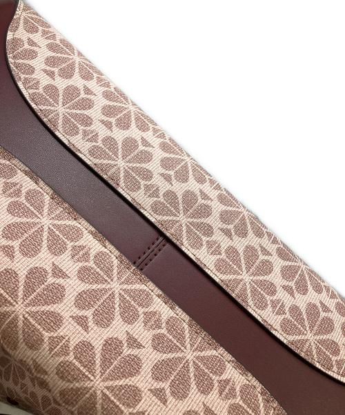 Kate Spade（ケイトスペード）Kate Spade (ケイトスペード) オール デイ スペード フラワー コーテッド キャンバス ラージ トート ピンクの古着・服飾アイテム