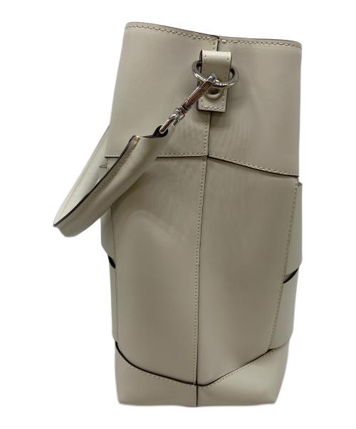 ANAYI（アナイ）ANAYI (アナイ) カットワークハンドバッグ ホワイトの古着・服飾アイテム