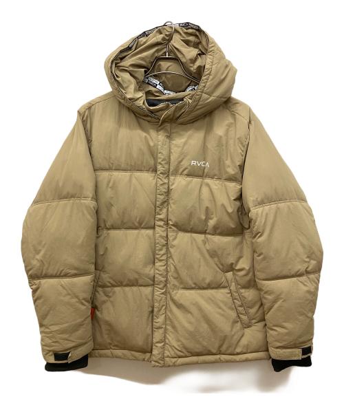 RVCA（ルーカ）RVCA (ルーカ) BALANCE PUFFER HD JK ベージュ サイズ:Mの古着・服飾アイテム