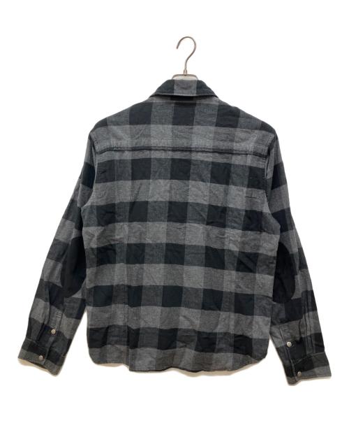 KADOYA（カドヤ）KADOYA (カドヤ) チェックシャツ グレー サイズ:3Lの古着・服飾アイテム