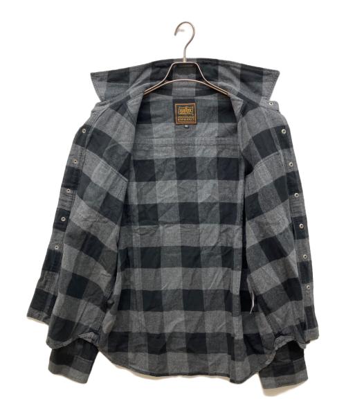 KADOYA（カドヤ）KADOYA (カドヤ) チェックシャツ グレー サイズ:3Lの古着・服飾アイテム