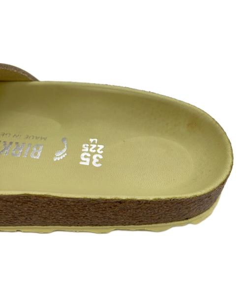 BIRKENSTOCK（ビルケンシュトック）BIRKENSTOCK (ビルケンシュトック) ビッグバッグルサンダル イエロー サイズ:35の古着・服飾アイテム