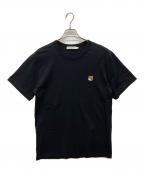 maison kitsuneメゾンキツネ）の古着「ロゴTシャツ」｜ブラック