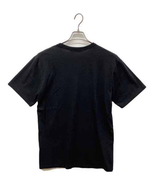 maison kitsune（メゾンキツネ）MAISON KITSUNE (メゾンキツネ) ロゴTシャツ ブラック サイズ:Lの古着・服飾アイテム