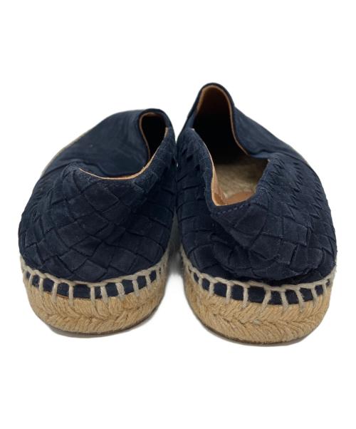 BOTTEGA VENETA（ボッテガベネタ）BOTTEGA VENETA (ボッテガベネタ) エスパドリーユ ネイビー サイズ:40の古着・服飾アイテム