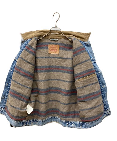 LEVI'S（リーバイス）LEVI'S (リーバイス) 90's襟コーデュロイデニムジャケット インディゴ サイズ:Mの古着・服飾アイテム