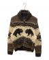 POLO RALPH LAUREN（ポロ・ラルフローレン）の古着「カウチンニットカーディガン」｜ブラウン