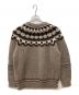 BATONER (バトナ―) NORDIC CREW NECK ベージュ サイズ:2：11000円