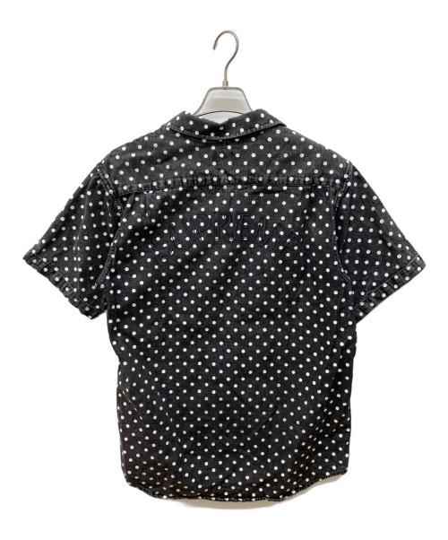 SUPREME（シュプリーム）Supreme (シュプリーム) 18SS POLKA DOT DENIM SHIRT ブラック サイズ:Mの古着・服飾アイテム