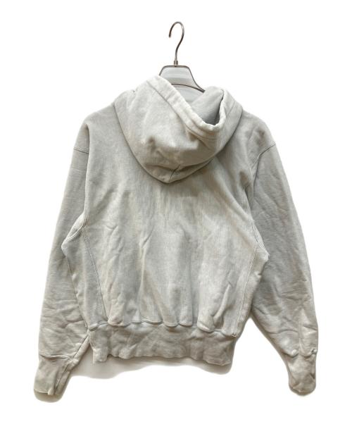 Champion REVERSE WEAVE（チャンピオン リバース ウィーブ）Champion REVERSE WEAVE (チャンピオン リバース ウィーブ) プルオーバーパーカー グレー サイズ:Mの古着・服飾アイテム