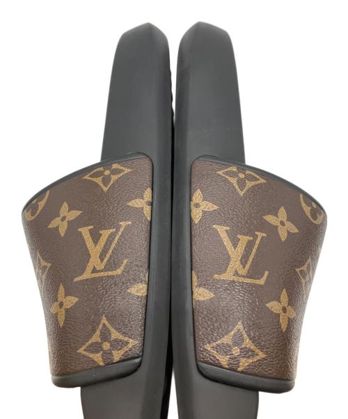 LOUIS VUITTON（ルイ ヴィトン）LOUIS VUITTON (ルイ ヴィトン) ウォーターフロント・ライン ミュール ブラック サイズ:9の古着・服飾アイテム