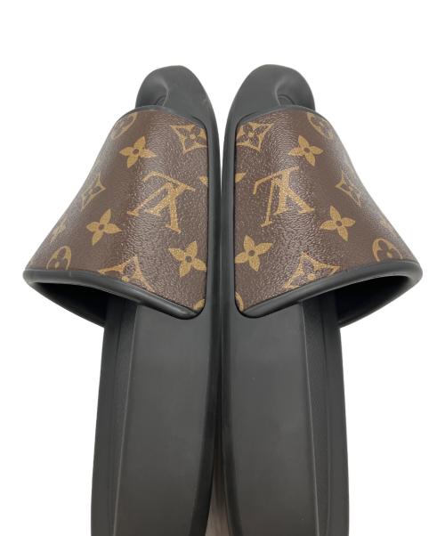 LOUIS VUITTON（ルイ ヴィトン）LOUIS VUITTON (ルイ ヴィトン) ウォーターフロント・ライン ミュール ブラック サイズ:9の古着・服飾アイテム