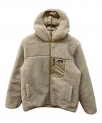 Patagoniaパタゴニア）の古着「キッズ・リバーシブル・レディ・フレディ・フーディ」｜ベージュ