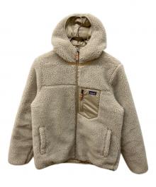 Patagonia（パタゴニア）の古着「キッズ・リバーシブル・レディ・フレディ・フーディ」｜ベージュ