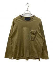 Onitsuka Tiger×NICK WOOSTER（オニツカタイガー×ニックウースター）の古着「ロングスリーブTシャツ」｜カーキ