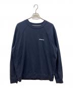 Patagoniaパタゴニア）の古着「P-6ロゴ・オーガニック・クルー・スウェットシャツ」｜ネイビー