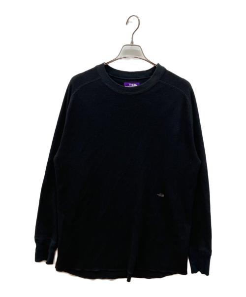 THE NORTHFACE PURPLELABEL（ザ・ノースフェイス パープルレーベル）THE NORTHFACE PURPLELABEL (ザ・ノースフェイス パープルレーベル) Thermal L/S Tee ブラック サイズ:XLの古着・服飾アイテム
