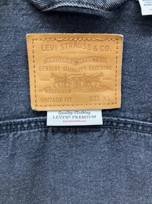 LEVI'S PReMIUM（リーバイス プレミアム）LEVI'S PReMIUM (リーバイス プレミアム) デニムジャケット ブラック サイズ:XLの古着・服飾アイテム