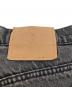 中古・古着 LEVI'S (リーバイス) 後染ブラックデニムパンツ ブラック サイズ:不明：5000円