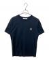 MAISON KITSUNE（メゾンキツネ）の古着「フォックスヘッド レギュラー Tシャツ」｜ネイビー