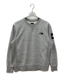 THE NORTH FACE（ザ ノース フェイス）の古着「Square Logo Crew」｜グレー