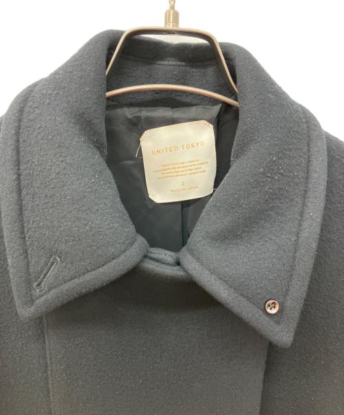 UNITED TOKYO（ユナイテッドトーキョー）UNITED TOKYO (ユナイテッドトーキョー) ウールコート ブラック サイズ:1の古着・服飾アイテム