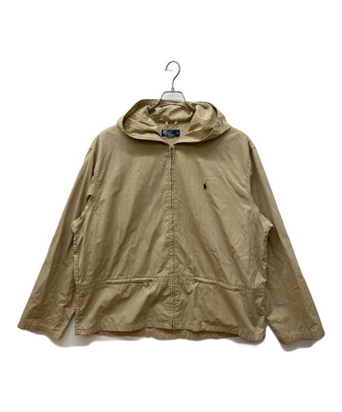 POLO RALPH LAUREN（ポロ・ラルフローレン）POLO RALPH LAUREN (ポロ・ラルフローレン) フーデッドジャケット ベージュ サイズ:ＸＸＬの古着・服飾アイテム