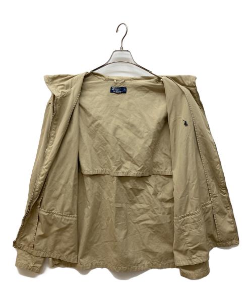 POLO RALPH LAUREN（ポロ・ラルフローレン）POLO RALPH LAUREN (ポロ・ラルフローレン) フーデッドジャケット ベージュ サイズ:ＸＸＬの古着・服飾アイテム
